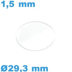 Verre 29,3*1,5 mm de montre avec chanfrein