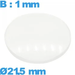 Verre montre avec base verre minéral 21,5 mm bombé circulaire