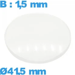Verre pour montre avec base verre minéral 41,5 mm bombé circulaire