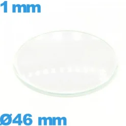 Verre pour montre 46 mm verre minéral circulaire bombé