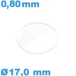 Verre Saphir Montre 17.0*0.80 mm
