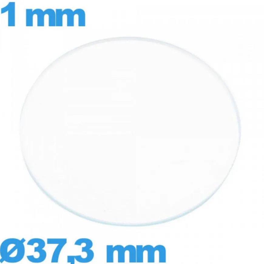 Verre verre minéral circulaire 27,1 mm de montre