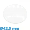Vitre pour Montre à Gousset Hunter à Couvercle Minéral 42.50 mm