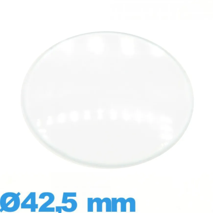 Vitre pour Montre à Gousset Hunter à Couvercle Minéral 42.50 mm